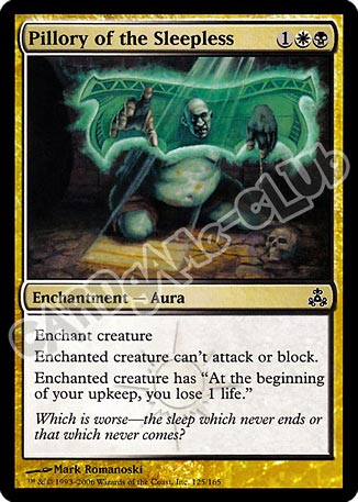 125 / 165 Pillory of the Sleepless comune (EN) -NEAR MINT-