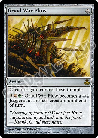 151 / 165 Gruul War Plow rara (EN) -NEAR MINT-