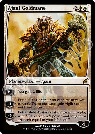 001 / 301 Ajani Goldmane rara (EN) -NEAR MINT-
