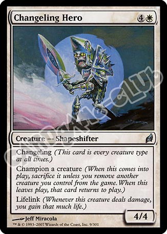 009 / 301 Changeling Hero non comune (EN) -NEAR MINT-