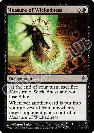 082 / 165 Measure of Wickedness non comune (EN) -NEAR MINT-