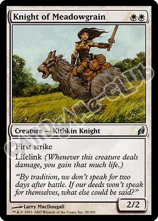 028 / 301 Knight of Meadowgrain non comune (EN) -NEAR MINT-