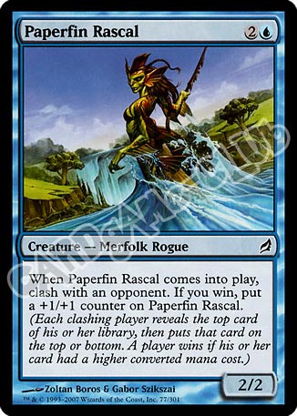 077 / 301 Paperfin Rascal comune (EN) -NEAR MINT-