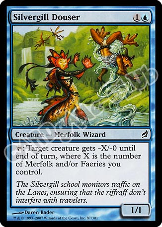 087 / 301 Silvergill Douser comune (EN) -NEAR MINT-