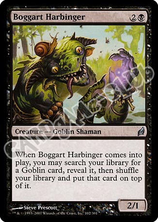 102 / 301 Boggart Harbinger non comune (EN) -NEAR MINT-