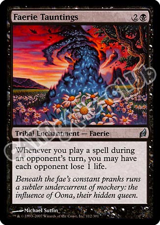 112 / 301 Faerie Tauntings non comune (EN) -NEAR MINT-