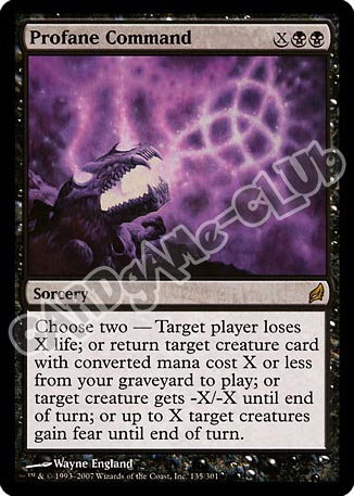 135 / 301 Profane Command rara (EN) -NEAR MINT-