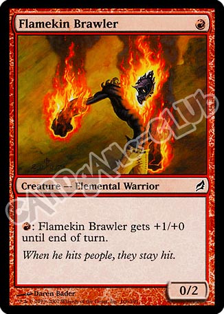 166 / 301 Flamekin Brawler comune (EN) -NEAR MINT-