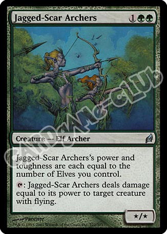 222 / 301 Jagged Scar Archers non comune (EN) -NEAR MINT-