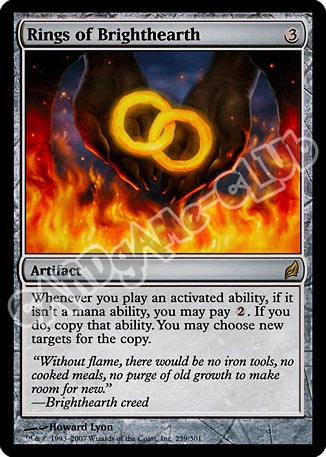 259 / 301 Rings of Brightheart rara (EN) -NEAR MINT-