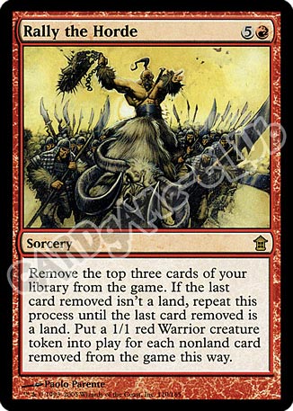 110 / 165 Rally the Horde rara (EN) -NEAR MINT-