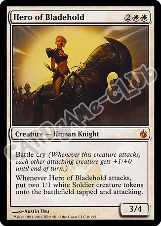 008 / 155 Hero of Bladehold rara mitica (EN) -NEAR MINT-