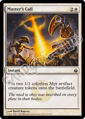 013 / 155 Master's Call comune (EN) -NEAR MINT-