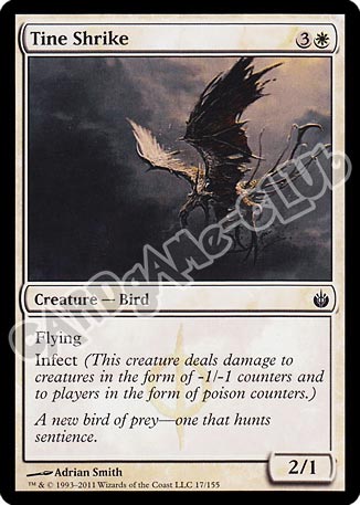 017 / 155 Tine Shrike comune (EN) -NEAR MINT-