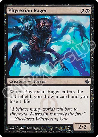 051 / 155 Phyrexian Rager comune (EN) -NEAR MINT-