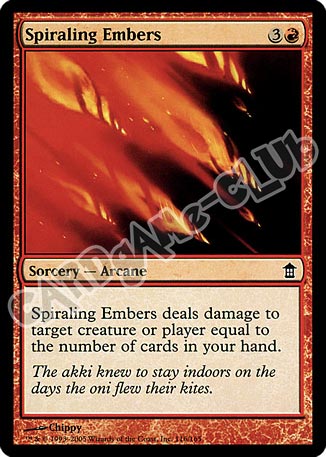 116 / 165 Spiraling Embers comune (EN) -NEAR MINT-