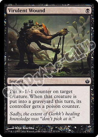 057 / 155 Virulent Wound comune (EN) -NEAR MINT-