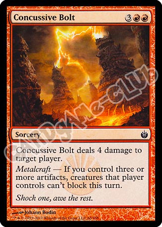 060 / 155 Concussive Bolt comune (EN) -NEAR MINT-