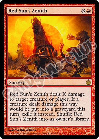 074 / 155 Red Sun's Zenith rara (EN) -NEAR MINT-