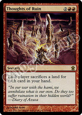 118 / 165 Thoughts of Ruin rara (EN) -NEAR MINT-