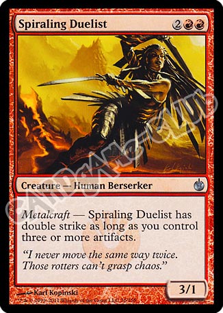 076 / 155 Spiraling Duelist non comune (EN) -NEAR MINT-