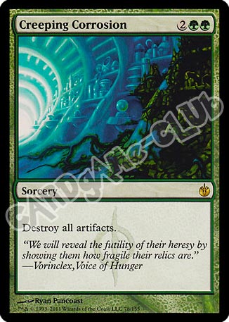 078 / 155 Creeping Corrosion rara (EN) -NEAR MINT-