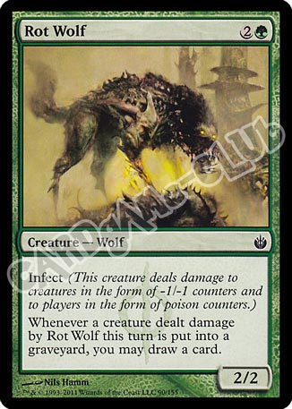 090 / 155 Rot Wolf comune (EN) -NEAR MINT-