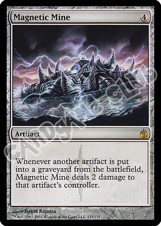 113 / 155 Magnetic Mine rara (EN) -NEAR MINT-