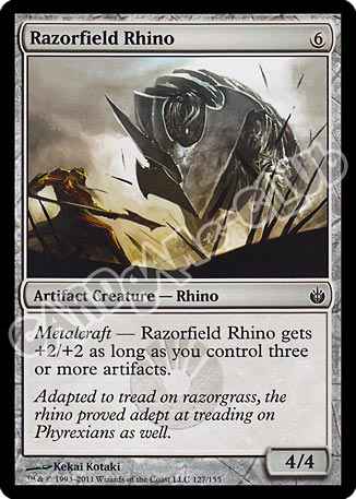 127 / 155 Razorfield Rhino comune (EN) -NEAR MINT-