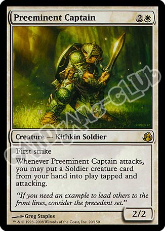 020 / 150 Preeminent Captain rara (EN) -NEAR MINT-