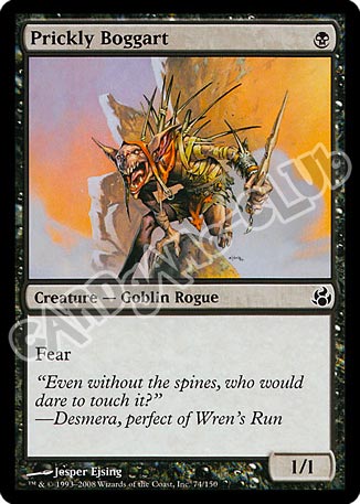 074 / 150 Prickly Boggart comune (EN) -NEAR MINT-