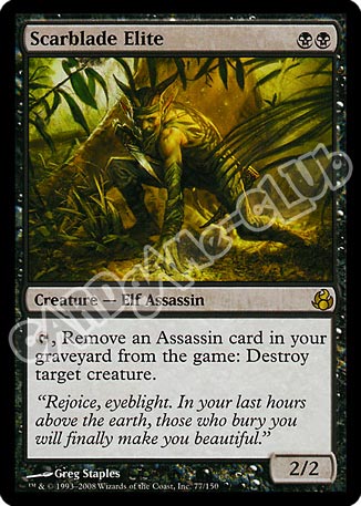 077 / 150 Scarblade Elite rara (EN) -NEAR MINT-