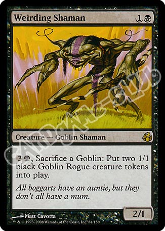 084 / 150 Weirding Shaman rara (EN) -NEAR MINT-
