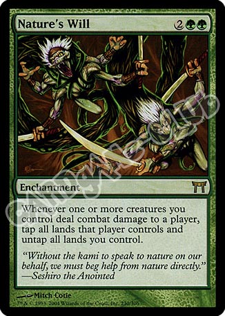 230 /306 Nature's Will rara (EN) -NEAR MINT-