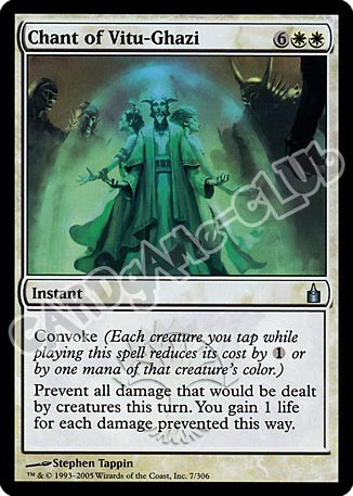 007 / 306 Chant of Vitu-Ghazi non comune (EN) -NEAR MINT-