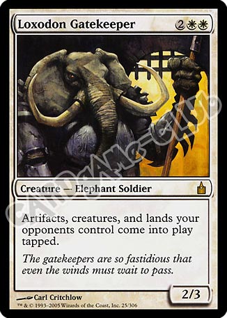 025 / 306 Loxodon Gatekeeper rara (EN) -NEAR MINT-