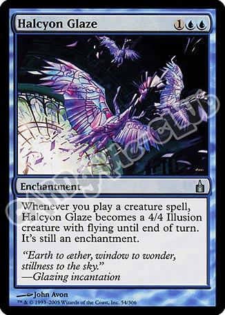 054 / 306 Halcyon Glaze non comune (EN) -NEAR MINT-