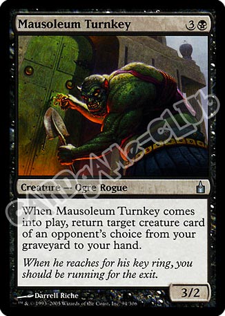 094 / 306 Mausoleum Turnkey non comune (EN) -NEAR MINT-