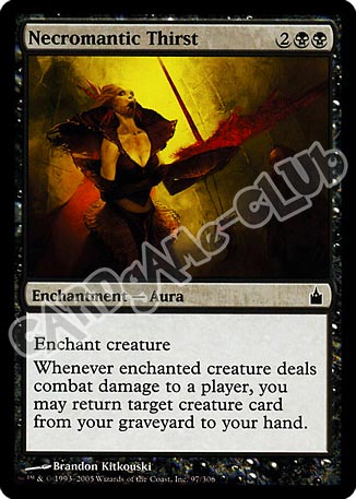 097 / 306 Necromatic Thirst comune (EN) -NEAR MINT-