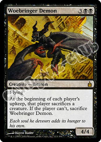 113 / 306 Woebringer Demon rara (EN) -NEAR MINT-