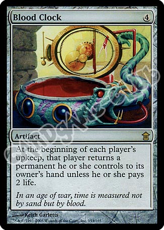 153 / 165 Blood Clock rara (EN) -NEAR MINT-