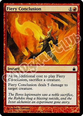 122 / 306 Fiery Conclusion comune (EN) -NEAR MINT-