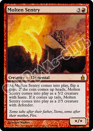 136 / 306 Molten Sentry rara (EN) -NEAR MINT-