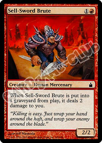 142 / 306 Sell-Sword Brute comune (EN) -NEAR MINT-
