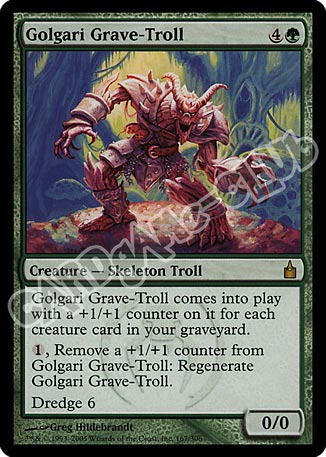 167 / 306 Golgari Grave-Troll rara (EN) -NEAR MINT-