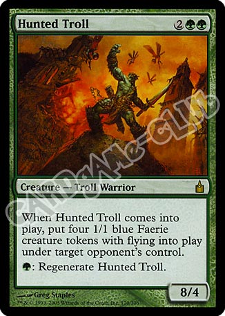 170 / 306 Hunted Troll rara (EN) -NEAR MINT-
