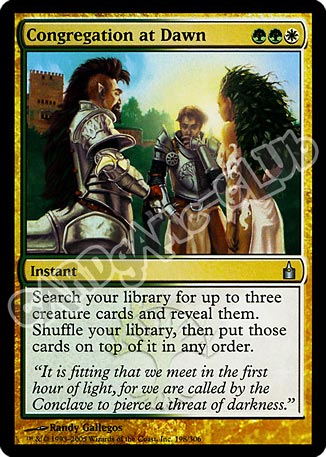 198 / 306 Congregation at Dawn non comune (EN) -NEAR MINT-