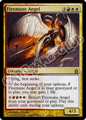 205 / 306 Firemane Angel rara (EN) -NEAR MINT-