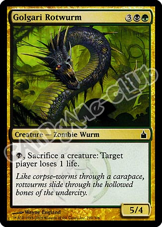 210 / 306 Golgari Rotwurm comune (EN) -NEAR MINT-