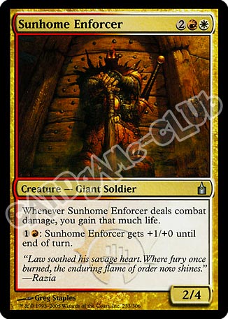 233 / 306 Sunhome Enforcer non comune (EN) -NEAR MINT-
